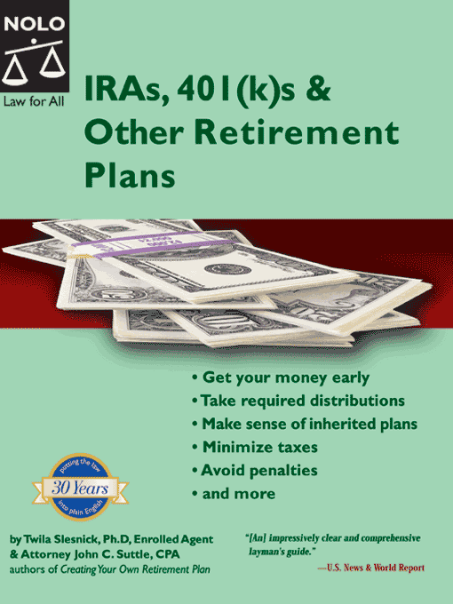 Title details for IRA, 401(k)s & Other Retirement Plans by Twila Slesnick - Available